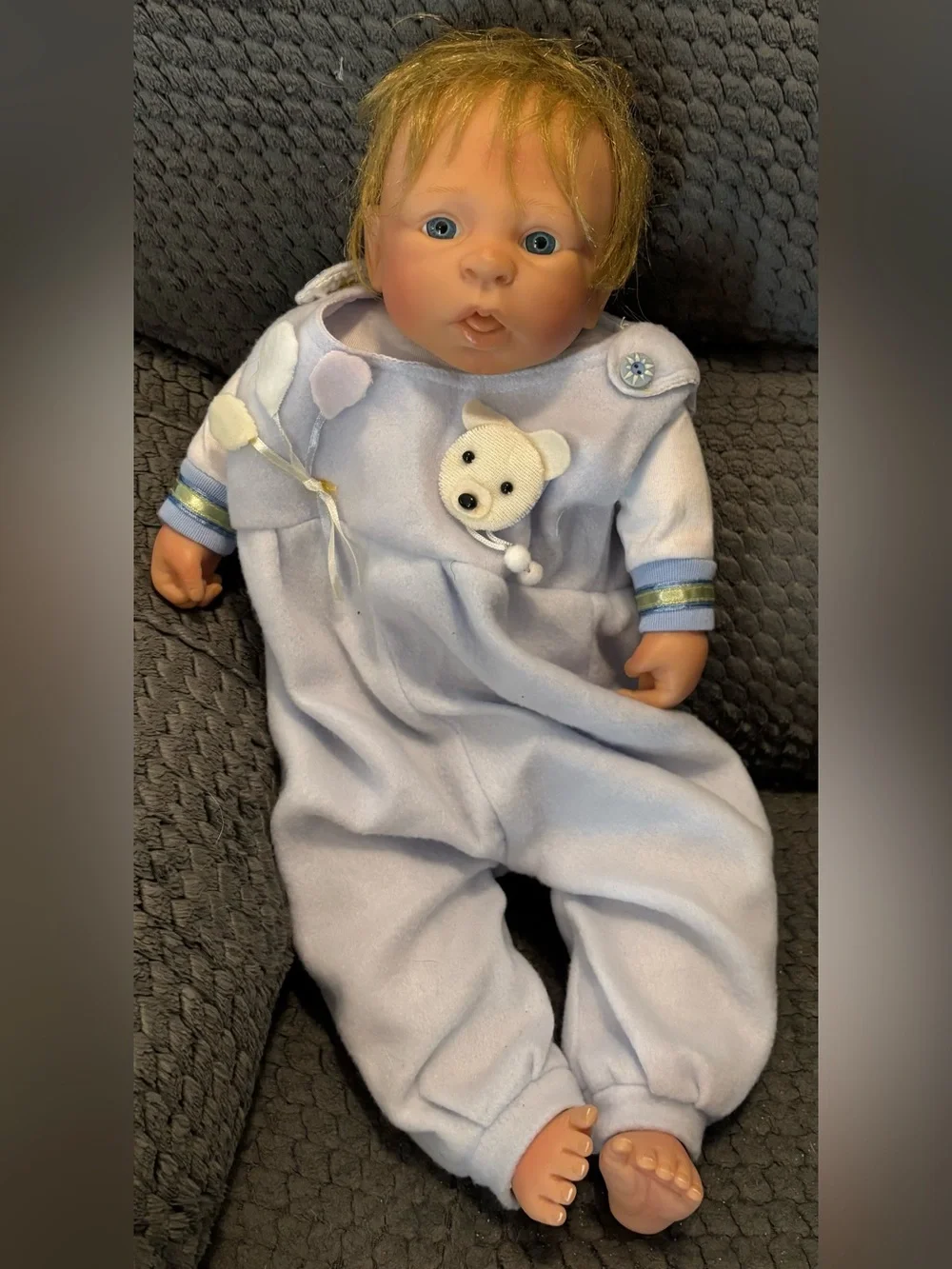 Paradise Galleries Anna Carter Josh Doll Treasury Premiere Gentle Touch 18”